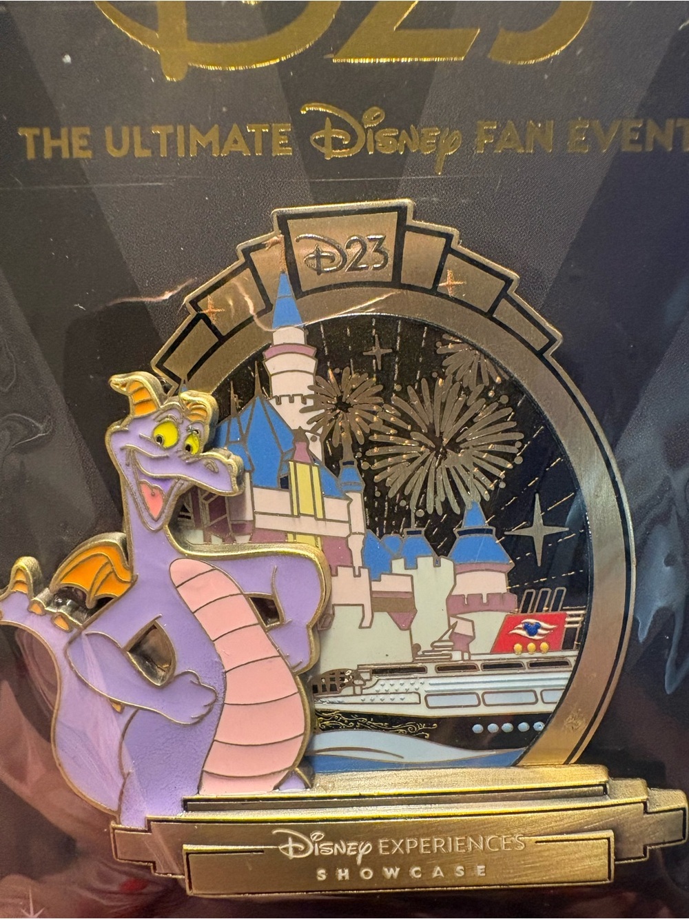 2026 Disney D23 Fan Event Honda Center Experiences Showcase Figment Limited Pin
